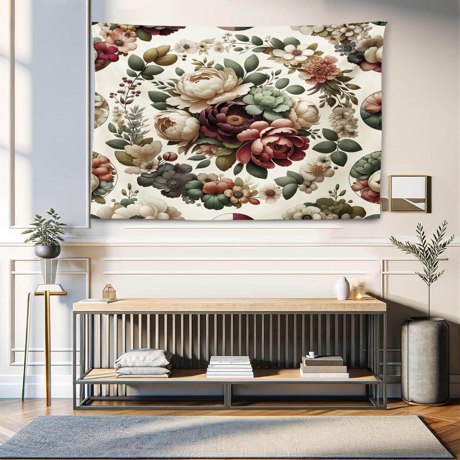 imageAmbesonne Turtle Tapestry Coral Reef and Sea Turtle Close up Photo Bonaire Island Waters Maritime Wide Wall Hanging for Bedroom Living Room Dorm 60 X 40 Pale Coffee Brown BluePale Green Ruby Khaki