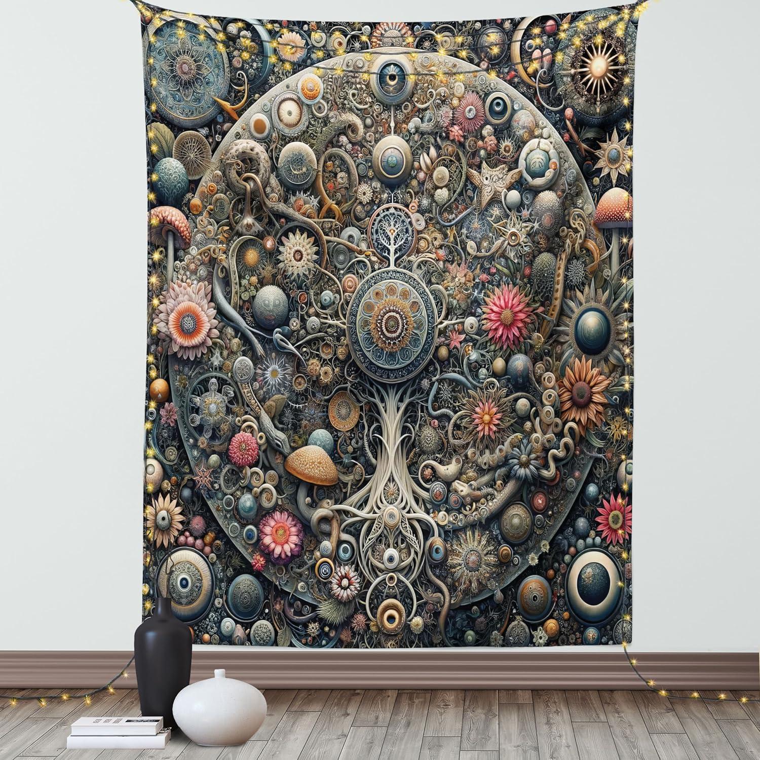 imageAmbesonne Turtle Tapestry Coral Reef and Sea Turtle Close up Photo Bonaire Island Waters Maritime Wide Wall Hanging for Bedroom Living Room Dorm 60 X 40 Pale Coffee Brown BlueDark Slate Blue Teal Pink