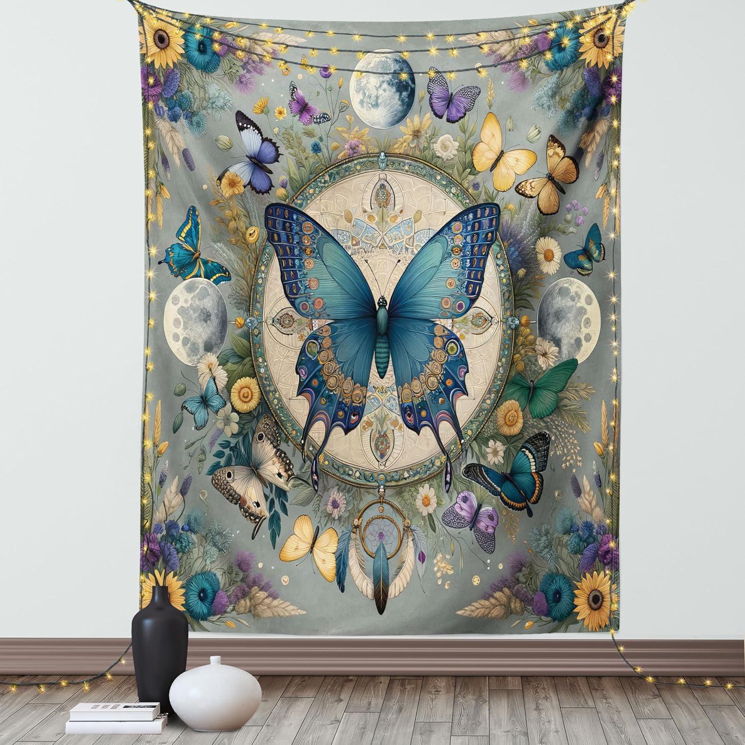 imageAmbesonne Turtle Tapestry Coral Reef and Sea Turtle Close up Photo Bonaire Island Waters Maritime Wide Wall Hanging for Bedroom Living Room Dorm 60 X 40 Pale Coffee Brown BlueCadet Blue Blue Grey
