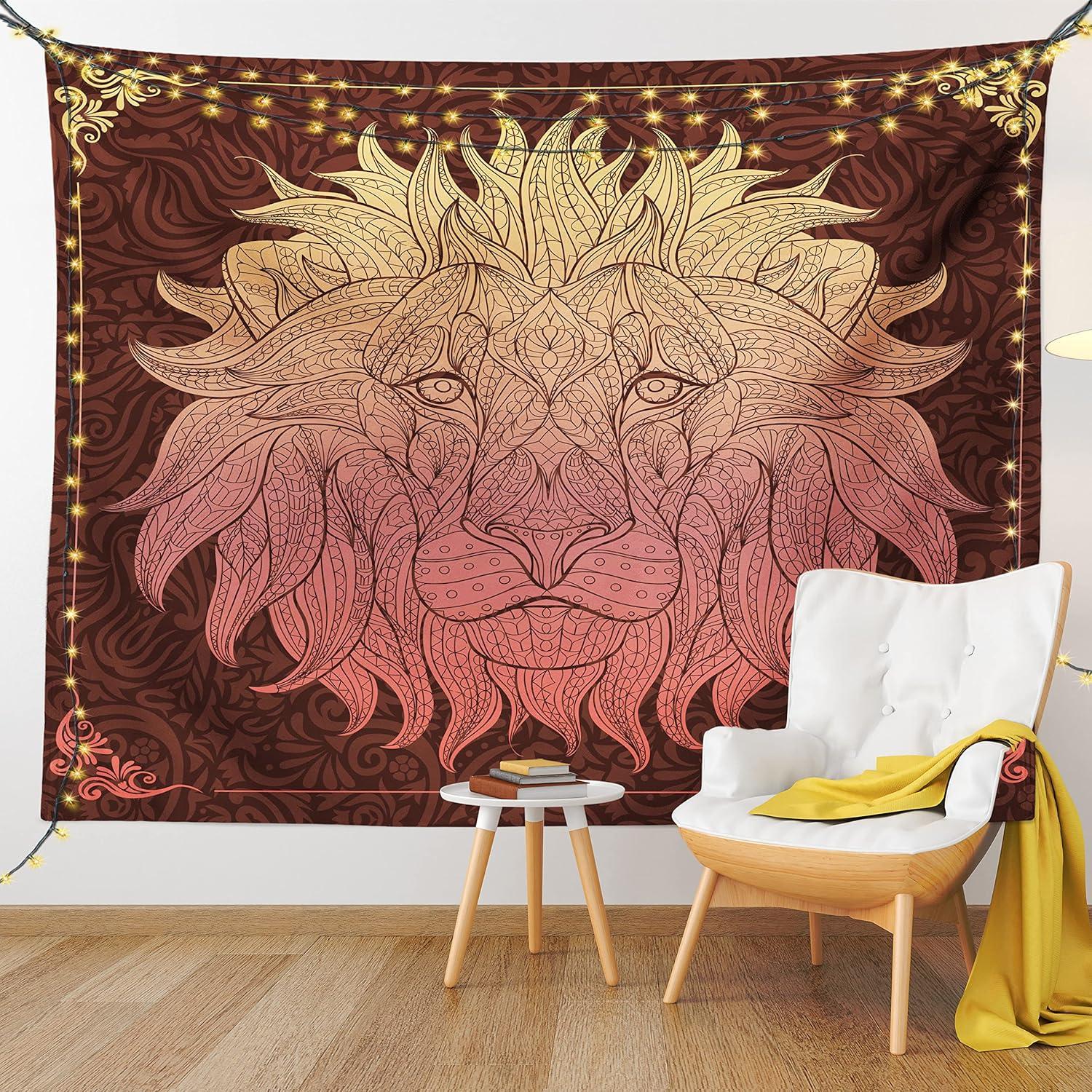 imageAmbesonne Turtle Tapestry Coral Reef and Sea Turtle Close up Photo Bonaire Island Waters Maritime Wide Wall Hanging for Bedroom Living Room Dorm 60 X 40 Pale Coffee Brown BlueMaroon and Yellow