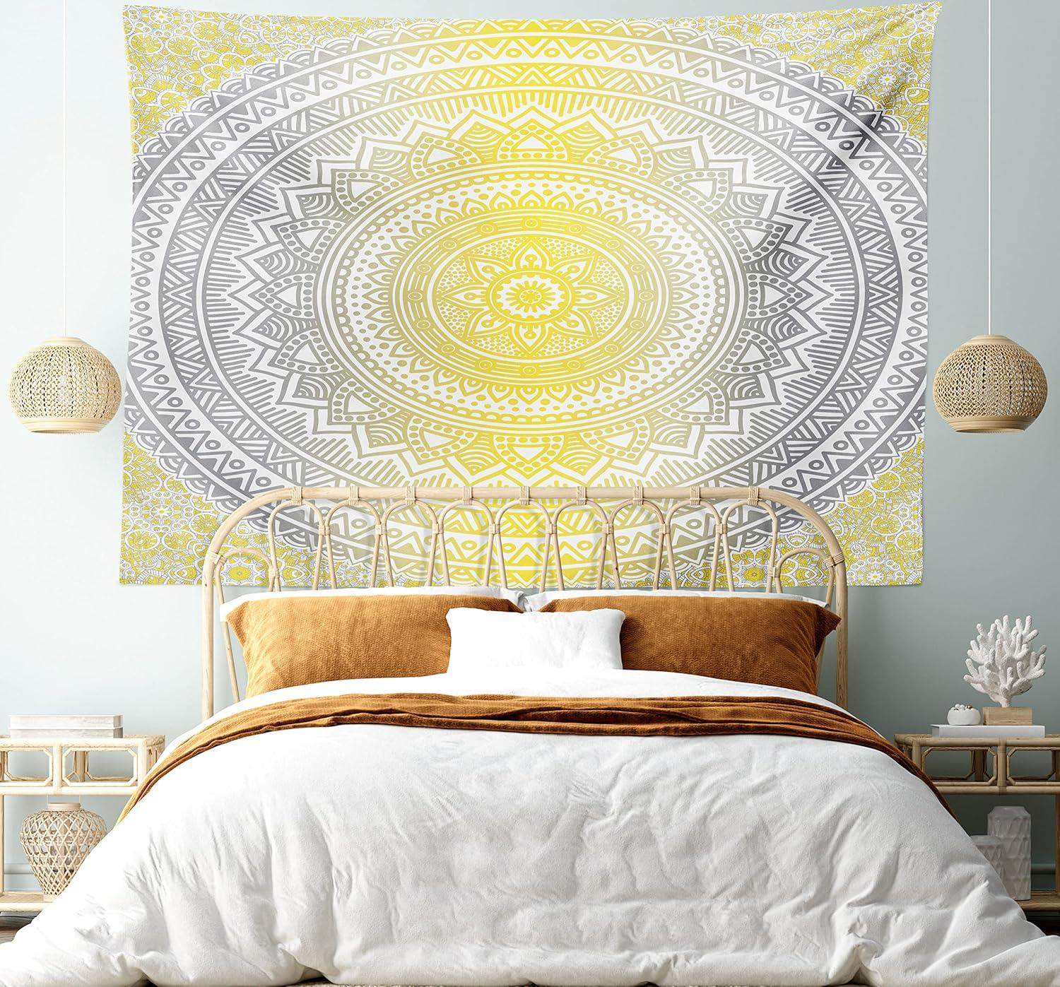 imageAmbesonne Turtle Tapestry Coral Reef and Sea Turtle Close up Photo Bonaire Island Waters Maritime Wide Wall Hanging for Bedroom Living Room Dorm 60 X 40 Pale Coffee Brown BlueGrey Yellow