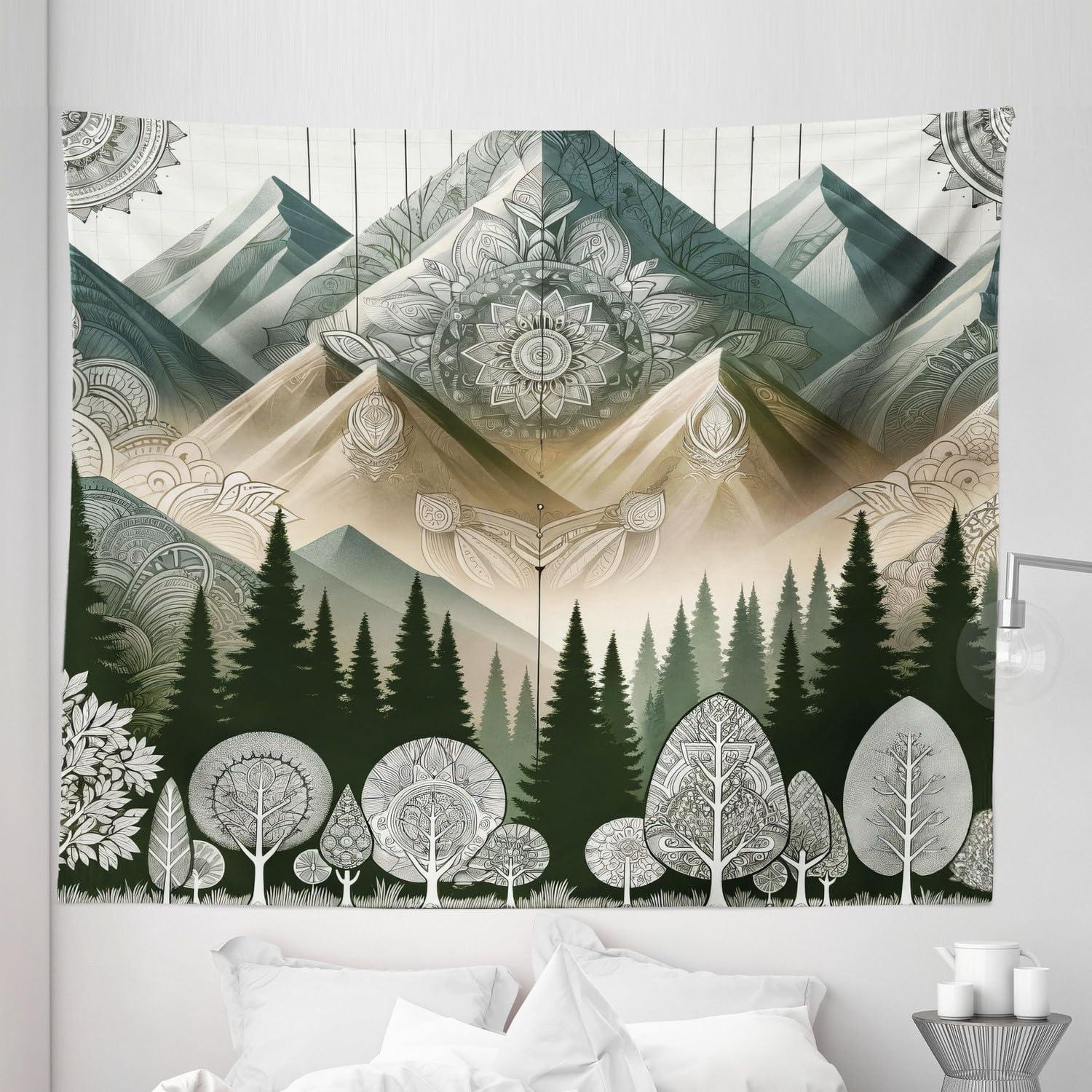 imageAmbesonne Turtle Tapestry Coral Reef and Sea Turtle Close up Photo Bonaire Island Waters Maritime Wide Wall Hanging for Bedroom Living Room Dorm 60 X 40 Pale Coffee Brown BlueDark Green Blue Grey Ecru