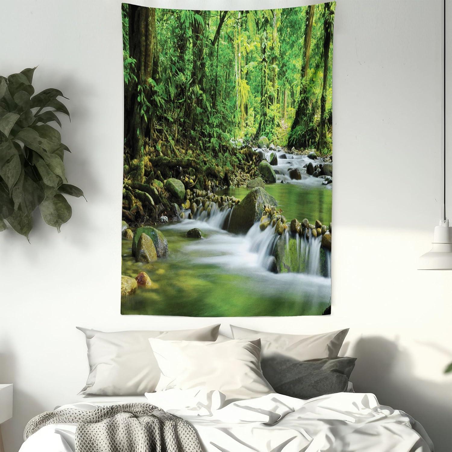imageAmbesonne Turtle Tapestry Coral Reef and Sea Turtle Close up Photo Bonaire Island Waters Maritime Wide Wall Hanging for Bedroom Living Room Dorm 60 X 40 Pale Coffee Brown BlueGreen Brown