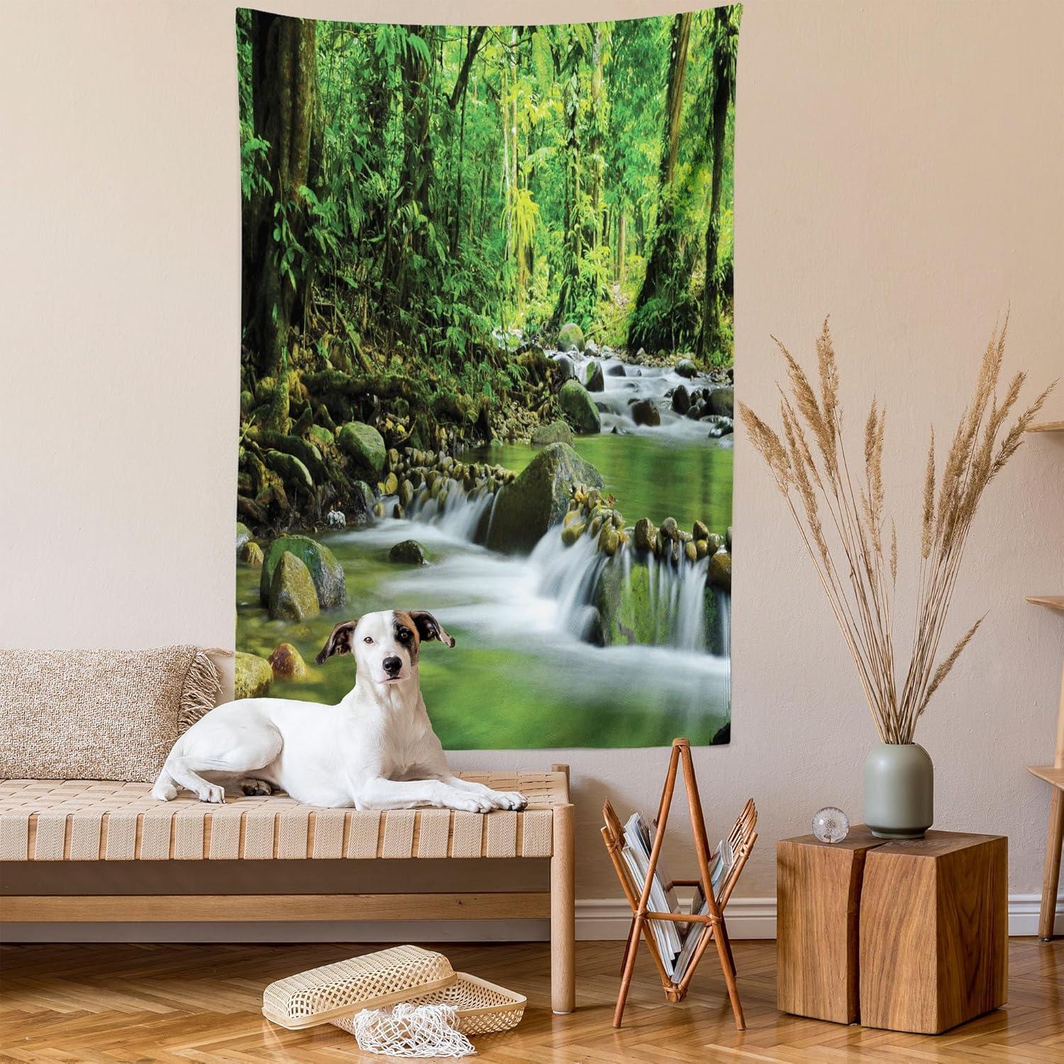 imageAmbesonne Turtle Tapestry Coral Reef and Sea Turtle Close up Photo Bonaire Island Waters Maritime Wide Wall Hanging for Bedroom Living Room Dorm 60 X 40 Pale Coffee Brown BlueGreen Brown
