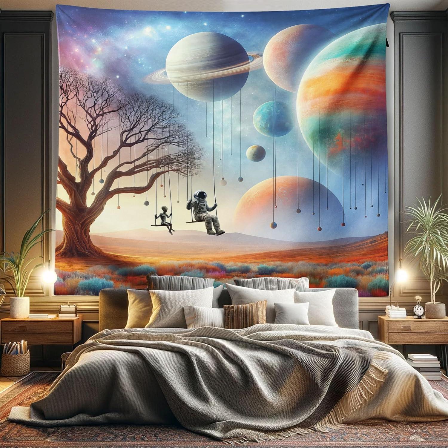 imageAmbesonne Turtle Tapestry Coral Reef and Sea Turtle Close up Photo Bonaire Island Waters Maritime Wide Wall Hanging for Bedroom Living Room Dorm 60 X 40 Pale Coffee Brown BlueLavender Teal Orange