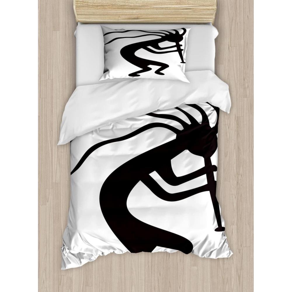 imageAmbesonne Heart Duvet Cover Sets Repetitive Romantic Plaid Motif Hearts Valentines Bedding Set with 2 Duvet Covers amp 4 Pillowcases 2 Pack King Size Champagne MulticolorDark Taupe and White