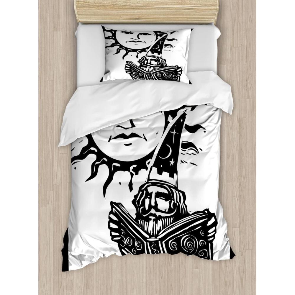 imageAmbesonne I Love You Duvet Cover Set Hand Writing with Infinity Romantic Red Hearts Valentines Day Theme Decorative 3 Piece Bedding Set with 2 Pillow Shams Queen Size Red Black WhiteWhite Black