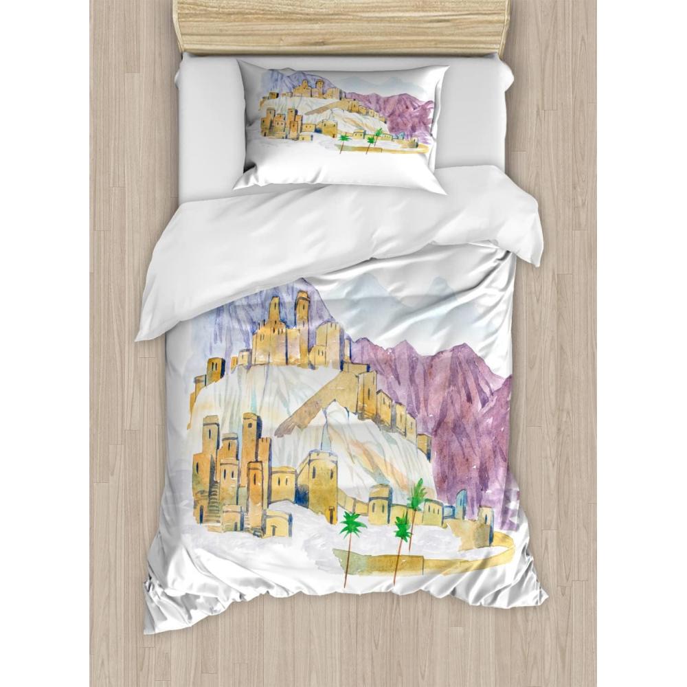 imageAmbesonne Love Duvet Cover Sets Red Heart in Writing Marks Romantic Love Simple Classic Valentines Bedding Set with 2 Duvet Covers amp 2 Pillowcases 2 Pack Twin Size Red Black WhiteWhite Multicolor