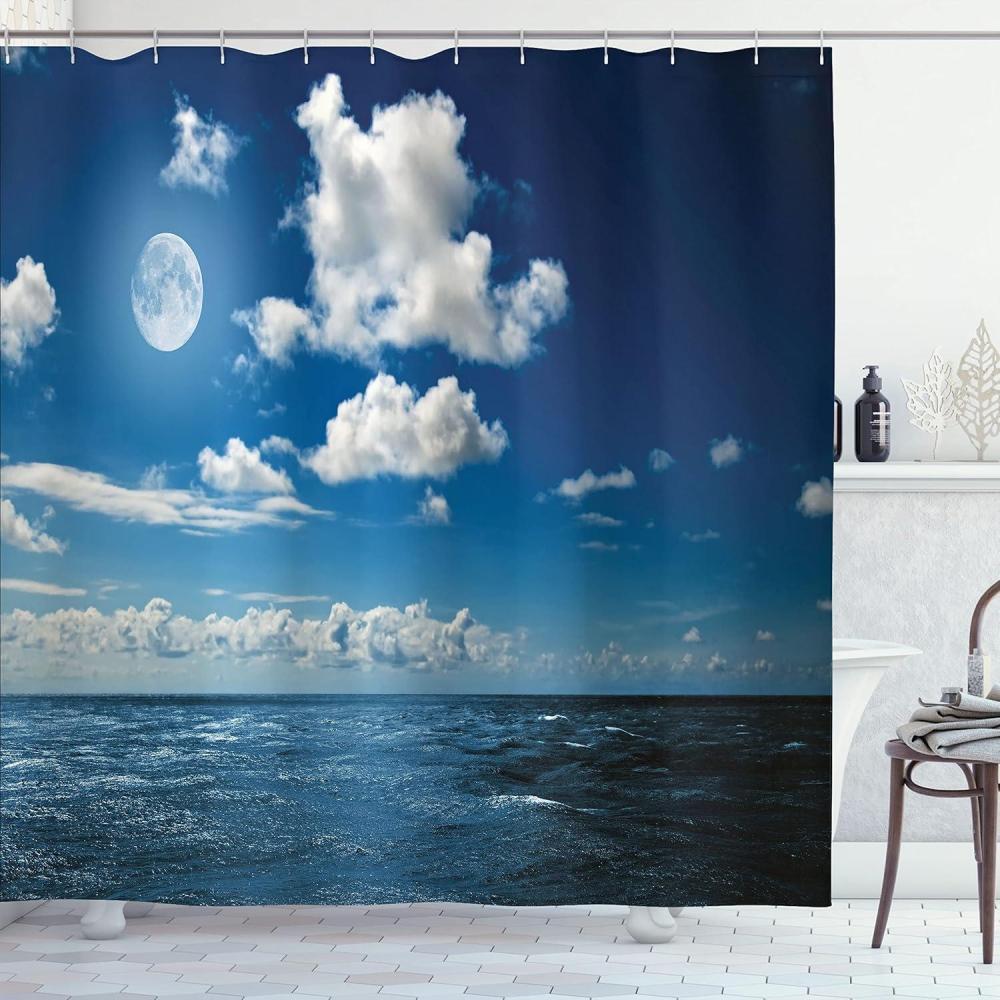 imageAmbesonne Rose Shower Curtain Romantic Lisianthus Berries as an Arch Marriage Wedding and Gatherings Design in Soft Pastel Colors Cloth Fabric Bathroom Set with Hooks 69 W x 75 L Purple CreamAqua Blue