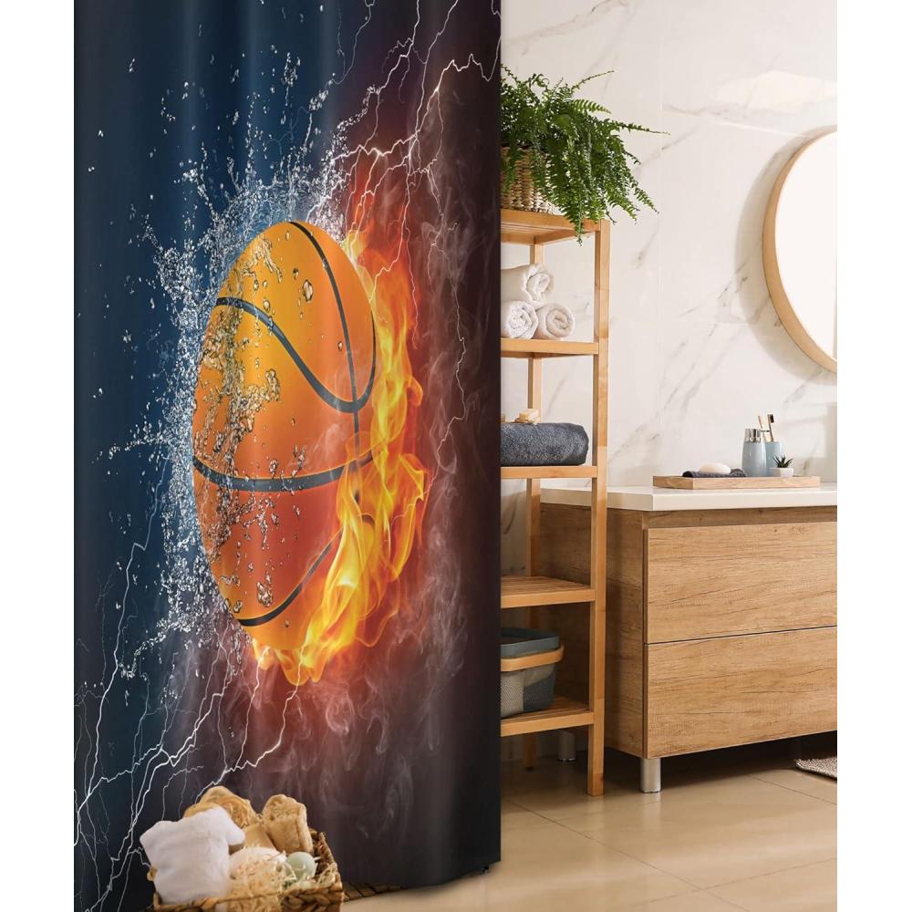 imageAmbesonne Rose Shower Curtain Romantic Lisianthus Berries as an Arch Marriage Wedding and Gatherings Design in Soft Pastel Colors Cloth Fabric Bathroom Set with Hooks 69 W x 75 L Purple CreamDark Blue and Burgundy
