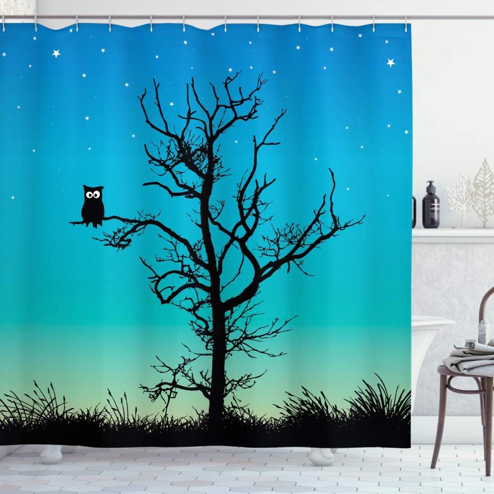 imageAmbesonne Rose Shower Curtain Romantic Lisianthus Berries as an Arch Marriage Wedding and Gatherings Design in Soft Pastel Colors Cloth Fabric Bathroom Set with Hooks 69 W x 75 L Purple CreamTurquoise Black