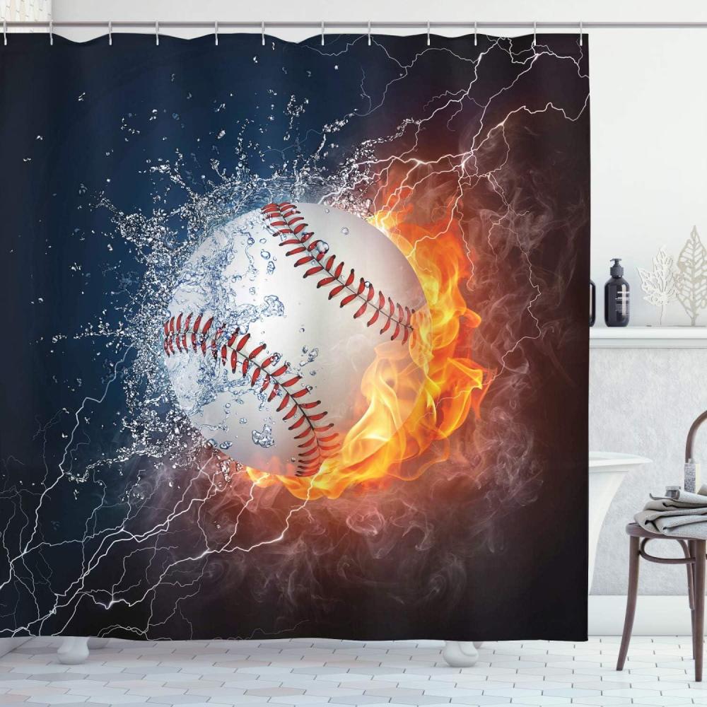 imageAmbesonne Rose Shower Curtain Romantic Lisianthus Berries as an Arch Marriage Wedding and Gatherings Design in Soft Pastel Colors Cloth Fabric Bathroom Set with Hooks 69 W x 75 L Purple CreamBlue and Burgundy