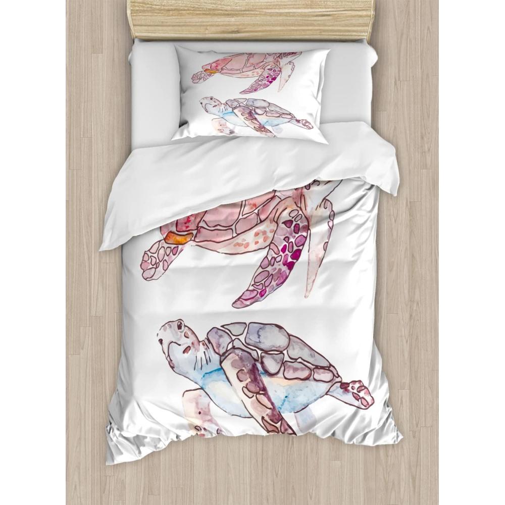 imageAmbesonne Spanish Duvet Cover Sets Te Quiero Hoy Manana Y Siempre Love Words with Heart on Arrow Valentines Bedding Set with 2 Duvet Covers amp 4 Pillowcases 2 Pack Queen Size Black Camel WhitePink Fuchsia Purple