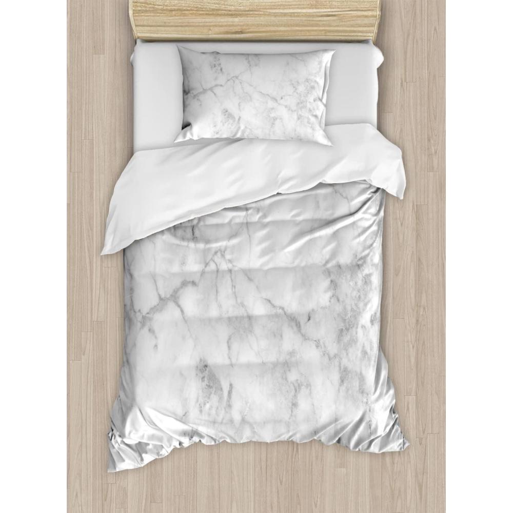 imageAmbesonne Spanish Duvet Cover Sets Te Quiero Hoy Manana Y Siempre Love Words with Heart on Arrow Valentines Bedding Set with 2 Duvet Covers amp 4 Pillowcases 2 Pack Queen Size Black Camel WhiteGrey Dust