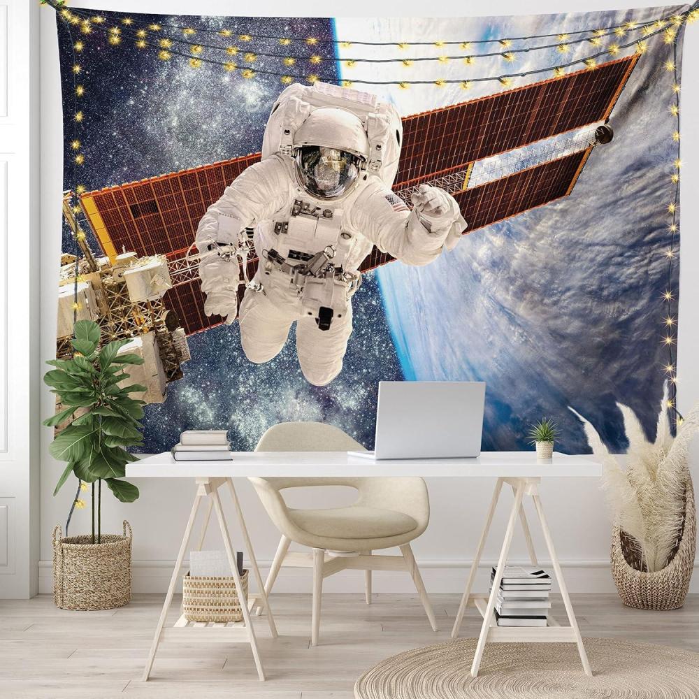 imageAmbesonne Turtle Tapestry Coral Reef and Sea Turtle Close up Photo Bonaire Island Waters Maritime Wide Wall Hanging for Bedroom Living Room Dorm 60 X 40 Pale Coffee Brown BlueSlate Grey