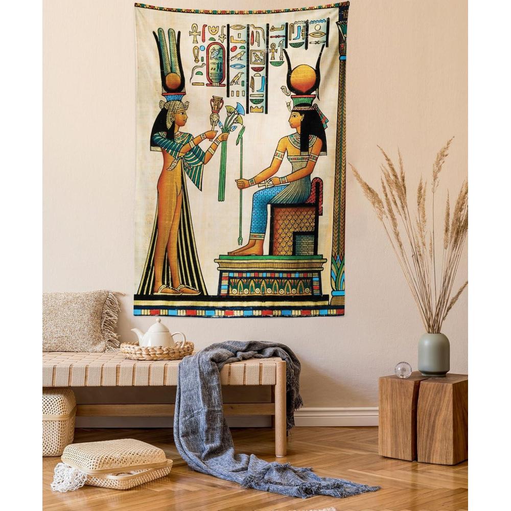 imageAmbesonne Turtle Tapestry Coral Reef and Sea Turtle Close up Photo Bonaire Island Waters Maritime Wide Wall Hanging for Bedroom Living Room Dorm 60 X 40 Pale Coffee Brown BlueBeige Orange