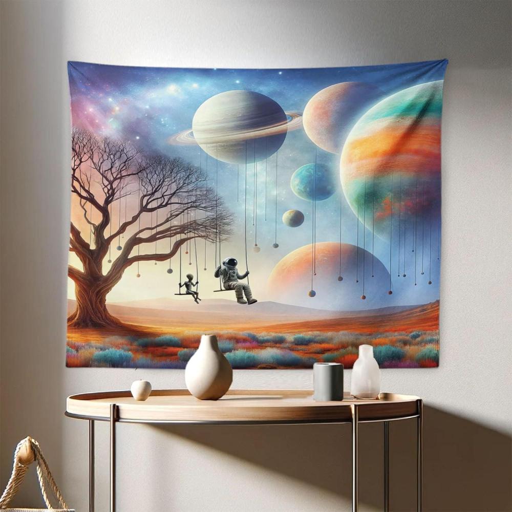 imageAmbesonne Turtle Tapestry Coral Reef and Sea Turtle Close up Photo Bonaire Island Waters Maritime Wide Wall Hanging for Bedroom Living Room Dorm 60 X 40 Pale Coffee Brown BlueLavender Teal Orange