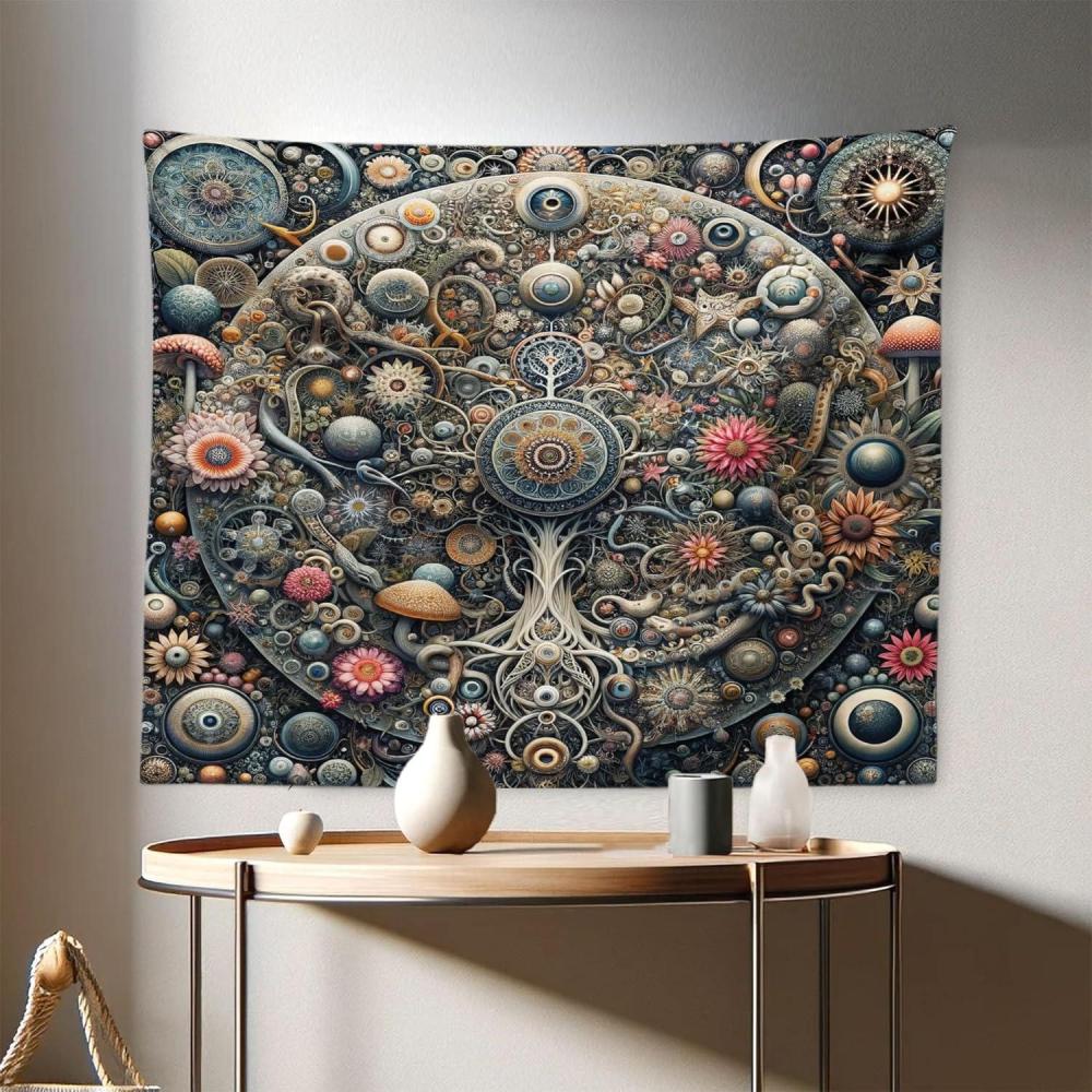 imageAmbesonne Turtle Tapestry Coral Reef and Sea Turtle Close up Photo Bonaire Island Waters Maritime Wide Wall Hanging for Bedroom Living Room Dorm 60 X 40 Pale Coffee Brown BlueDark Slate Blue Teal Pink