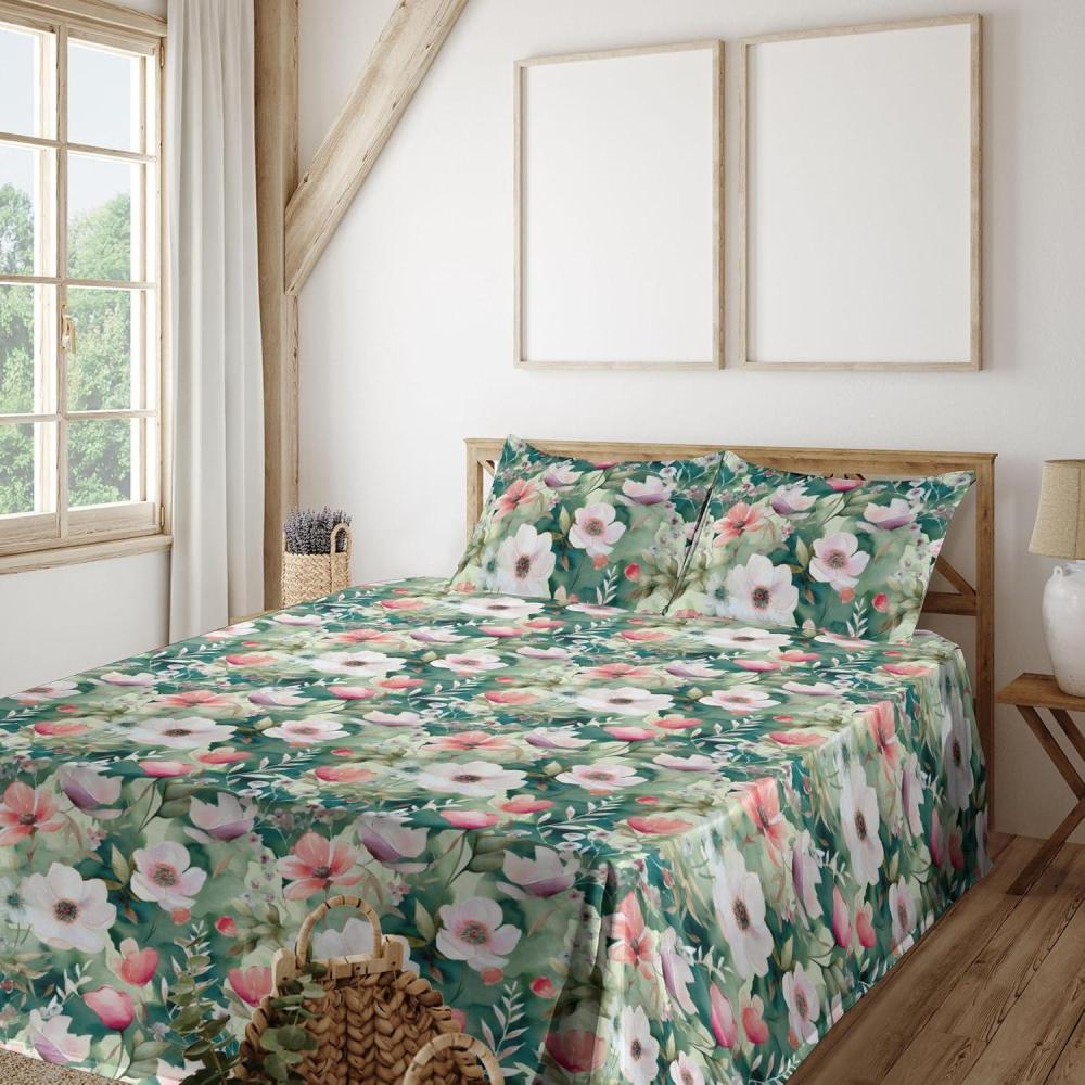 imageAmbesonne Valentines Day Sheet Set Simple Grunge Design Line Hearts Pattern on Striped Backdrop Fitted and Flat Sheet with Pillowcases Bedding Accent 4 Piece Set Calking Dark Coral Coral DimgrayTeal Coral Pale Green