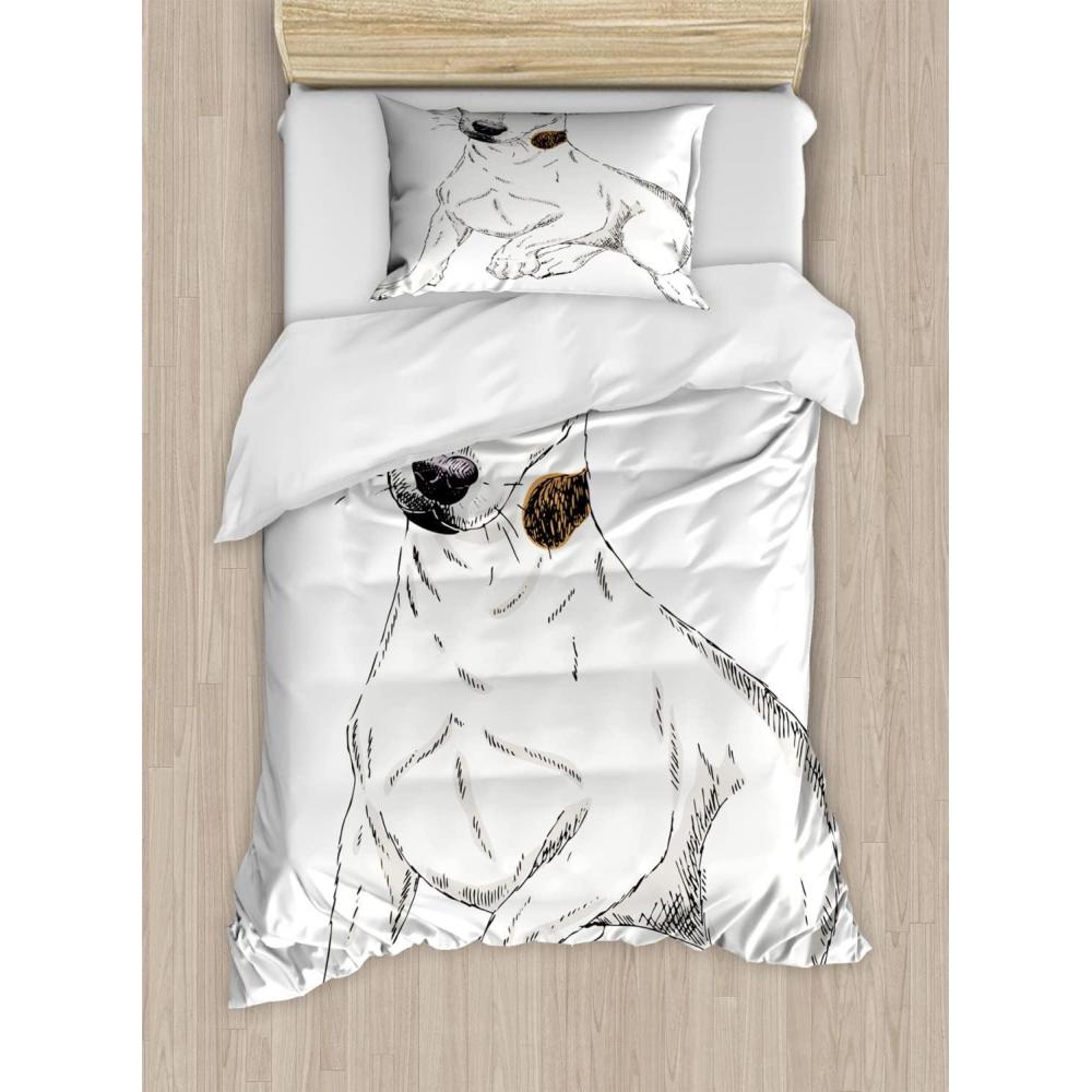 imageAmbesonne You and Me Duvet Cover Sets Romantic Couple Lovers in a Heart Shape with Love Words Valentines Bedding Set with 2 Duvet Covers amp 4 Pillowcases 2 Pack King Size Pale Pink Mauve TaupeCream and Pale Brown