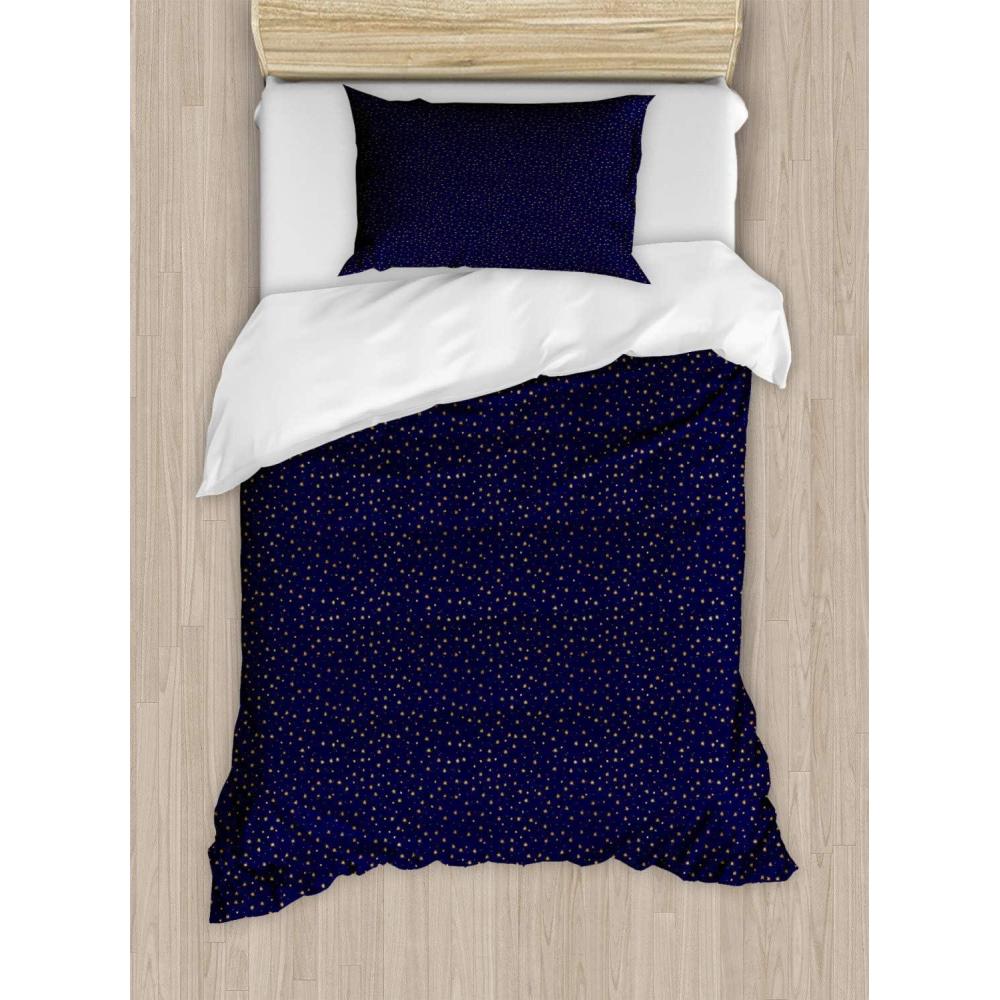 imageAmbesonne You and Me Duvet Cover Sets Romantic Couple Lovers in a Heart Shape with Love Words Valentines Bedding Set with 2 Duvet Covers amp 4 Pillowcases 2 Pack King Size Pale Pink Mauve TaupeDark Blue Navy Blue