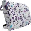 Ambesonne Diamonds Travel Pillow Neck Rest, Romantic Pink Heart Stones on Black Background Valentines Day Theme, Memory Foam Traveling Accessory for Airplane and Car, 12″, Pale Pink Black(Purple Blue)