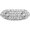Ambesonne Diamonds Travel Pillow Neck Rest, Romantic Pink Heart Stones on Black Background Valentines Day Theme, Memory Foam Traveling Accessory for Airplane and Car, 12″, Pale Pink Black(White Black)
