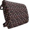 Ambesonne Diamonds Travel Pillow Neck Rest, Romantic Pink Heart Stones on Black Background Valentines Day Theme, Memory Foam Traveling Accessory for Airplane and Car, 12″, Pale Pink Black(Rose Black)