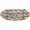 Ambesonne Diamonds Travel Pillow Neck Rest, Romantic Pink Heart Stones on Black Background Valentines Day Theme, Memory Foam Traveling Accessory for Airplane and Car, 12″, Pale Pink Black(Orange Pink)