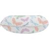 Ambesonne Diamonds Travel Pillow Neck Rest, Romantic Pink Heart Stones on Black Background Valentines Day Theme, Memory Foam Traveling Accessory for Airplane and Car, 12″, Pale Pink Black(Green Blue)