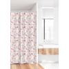 Ambesonne Flamingo Stall Shower Curtain, Flamingos in Vintage Style Illustration Love and Romantic Animals Art Print, Fabric Bathroom Decor Set with Hooks, 36″ W x 72″ L, Beige Pink