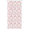 Ambesonne Flamingo Stall Shower Curtain, Flamingos in Vintage Style Illustration Love and Romantic Animals Art Print, Fabric Bathroom Decor Set with Hooks, 36″ W x 72″ L, Beige Pink