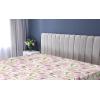 Ambesonne Floral Fitted Sheet, Watercolor Repeating Roses Valentine’s Day Theme Vintage Style Art, Decorative Soft Fabric Bedding All-Round Elastic Pocket, Queen Size, Dark Coral Fawn and Sepia(Dark Magenta and Pale Khaki)