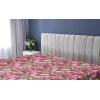 Ambesonne Floral Fitted Sheet, Watercolor Repeating Roses Valentine’s Day Theme Vintage Style Art, Decorative Soft Fabric Bedding All-Round Elastic Pocket, Queen Size, Dark Coral Fawn and Sepia(Pale Fuchsia and Sage Green)