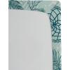 Ambesonne Floral Fitted Sheet, Watercolor Repeating Roses Valentine’s Day Theme Vintage Style Art, Decorative Soft Fabric Bedding All-Round Elastic Pocket, Queen Size, Dark Coral Fawn and Sepia(Pale Teal and Almond Green)