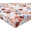 Ambesonne Floral Fitted Sheet, Watercolor Repeating Roses Valentine’s Day Theme Vintage Style Art, Decorative Soft Fabric Bedding All-Round Elastic Pocket, Queen Size, Dark Coral Fawn and Sepia(Lavender Blue and Pale Salmon)