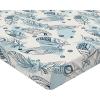 Ambesonne Floral Fitted Sheet, Watercolor Repeating Roses Valentine’s Day Theme Vintage Style Art, Decorative Soft Fabric Bedding All-Round Elastic Pocket, Queen Size, Dark Coral Fawn and Sepia(Pale Cadet Blue and White)
