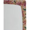 Ambesonne Floral Fitted Sheet, Watercolor Repeating Roses Valentine’s Day Theme Vintage Style Art, Decorative Soft Fabric Bedding All-Round Elastic Pocket, Queen Size, Dark Coral Fawn and Sepia(Pastel Pink Earth Yellow)