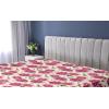 Ambesonne Floral Fitted Sheet, Watercolor Repeating Roses Valentine’s Day Theme Vintage Style Art, Decorative Soft Fabric Bedding All-Round Elastic Pocket, Queen Size, Dark Coral Fawn and Sepia(Dark Coral Fawn and Sepia)