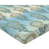 Ambesonne Floral Fitted Sheet, Watercolor Repeating Roses Valentine’s Day Theme Vintage Style Art, Decorative Soft Fabric Bedding All-Round Elastic Pocket, Queen Size, Dark Coral Fawn and Sepia(Slate Brown and Blue Grey)