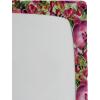 Ambesonne Floral Fitted Sheet, Watercolor Repeating Roses Valentine’s Day Theme Vintage Style Art, Decorative Soft Fabric Bedding All-Round Elastic Pocket, Queen Size, Dark Coral Fawn and Sepia(Pale Fuchsia and Sage Green)