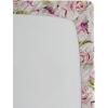 Ambesonne Floral Fitted Sheet, Watercolor Repeating Roses Valentine’s Day Theme Vintage Style Art, Decorative Soft Fabric Bedding All-Round Elastic Pocket, Queen Size, Dark Coral Fawn and Sepia(Dark Magenta and Pale Khaki)