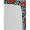 Ambesonne Floral Fitted Sheet, Watercolor Repeating Roses Valentine’s Day Theme Vintage Style Art, Decorative Soft Fabric Bedding All-Round Elastic Pocket, Queen Size, Dark Coral Fawn and Sepia(Vermilion and Navy Blue)
