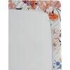 Ambesonne Floral Fitted Sheet, Watercolor Repeating Roses Valentine’s Day Theme Vintage Style Art, Decorative Soft Fabric Bedding All-Round Elastic Pocket, Queen Size, Dark Coral Fawn and Sepia(Lavender Blue and Pale Salmon)