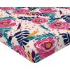 Ambesonne Floral Fitted Sheet, Watercolor Repeating Roses Valentine’s Day Theme Vintage Style Art, Decorative Soft Fabric Bedding All-Round Elastic Pocket, Queen Size, Dark Coral Fawn and Sepia(Dried Rose and Petrol Blue)