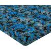 Ambesonne Floral Fitted Sheet, Watercolor Repeating Roses Valentine’s Day Theme Vintage Style Art, Decorative Soft Fabric Bedding All-Round Elastic Pocket, Queen Size, Dark Coral Fawn and Sepia(Violet Blue and Sea Green)