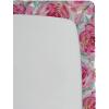 Ambesonne Floral Fitted Sheet, Watercolor Repeating Roses Valentine’s Day Theme Vintage Style Art, Decorative Soft Fabric Bedding All-Round Elastic Pocket, Queen Size, Dark Coral Fawn and Sepia(Pale Fuchsia and Seafoam)