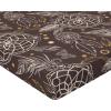 Ambesonne Floral Fitted Sheet, Watercolor Repeating Roses Valentine’s Day Theme Vintage Style Art, Decorative Soft Fabric Bedding All-Round Elastic Pocket, Queen Size, Dark Coral Fawn and Sepia(Dark Taupe and Sand Brown)