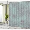 Ambesonne Floral Shower Curtain, Hand Drawing Style Aster Flowers in Retro Colors Romantic Nature, Cloth Fabric Bathroom Decor Set with Hooks, 69″ W x 75″ L, Green Maroon