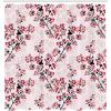 Ambesonne Floral Shower Curtain, Nature Inspired Blush Flowers on Tree Branches Romantic Season Art Design, Cloth Fabric Bathroom Decor Set with Hooks, 69″ W x 70″ L, Rose Ruby Black